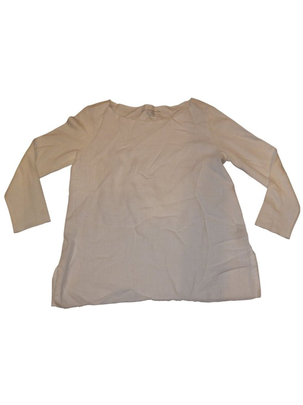 Majestic Filatures Du Lion Deluxe Teeshirt Women Size 3 100% Linen